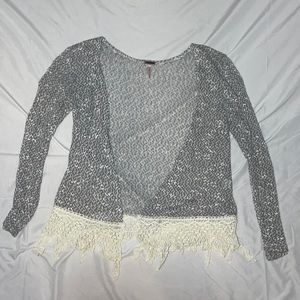 Cardigan. Poof Girl. Kid's Large.